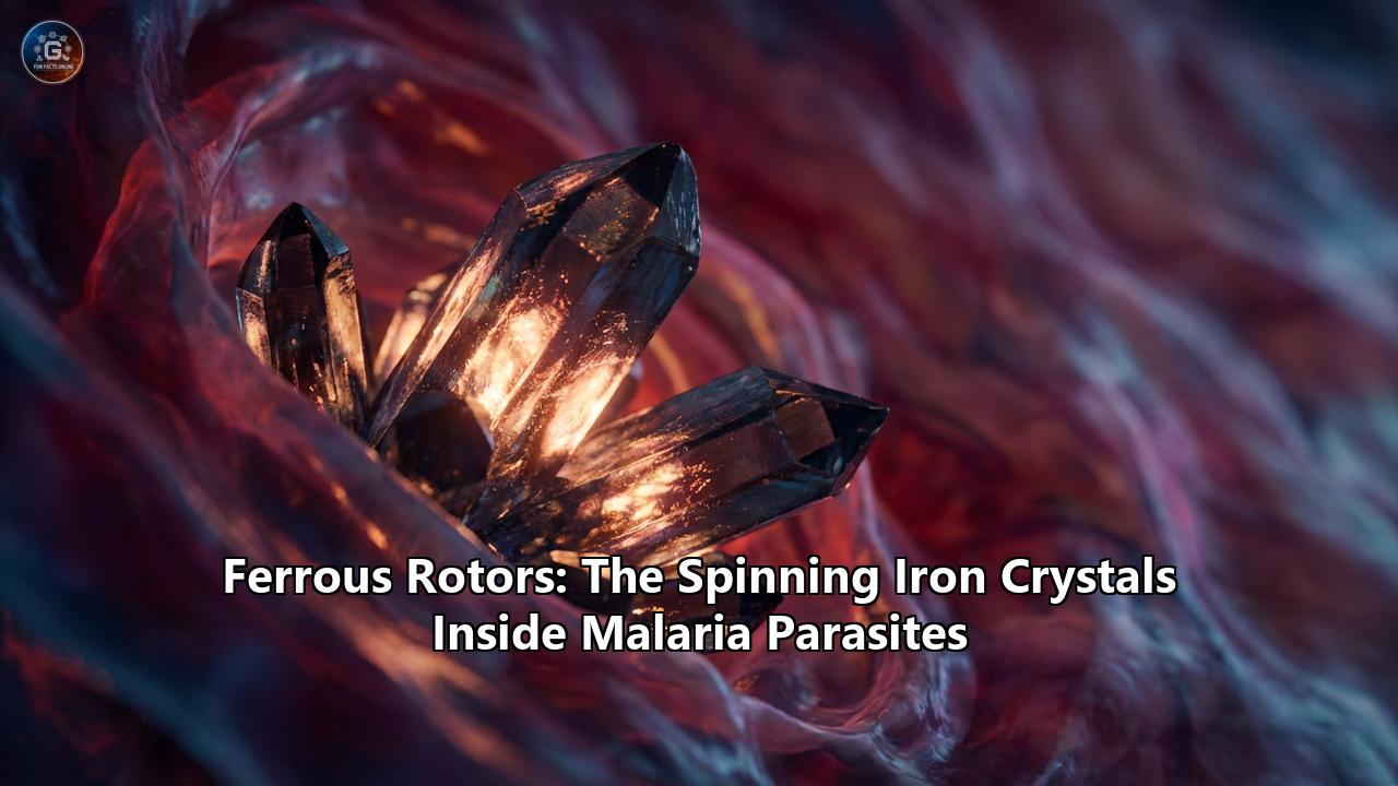 Ferrous Rotors: The Spinning Iron Crystals Inside Malaria Parasites