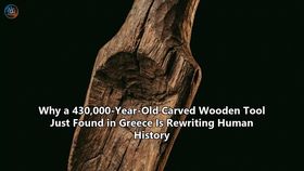 Why a 430,000-Year-Old Carved Wooden Tool Just Found in Greece Is Rewriting Human History