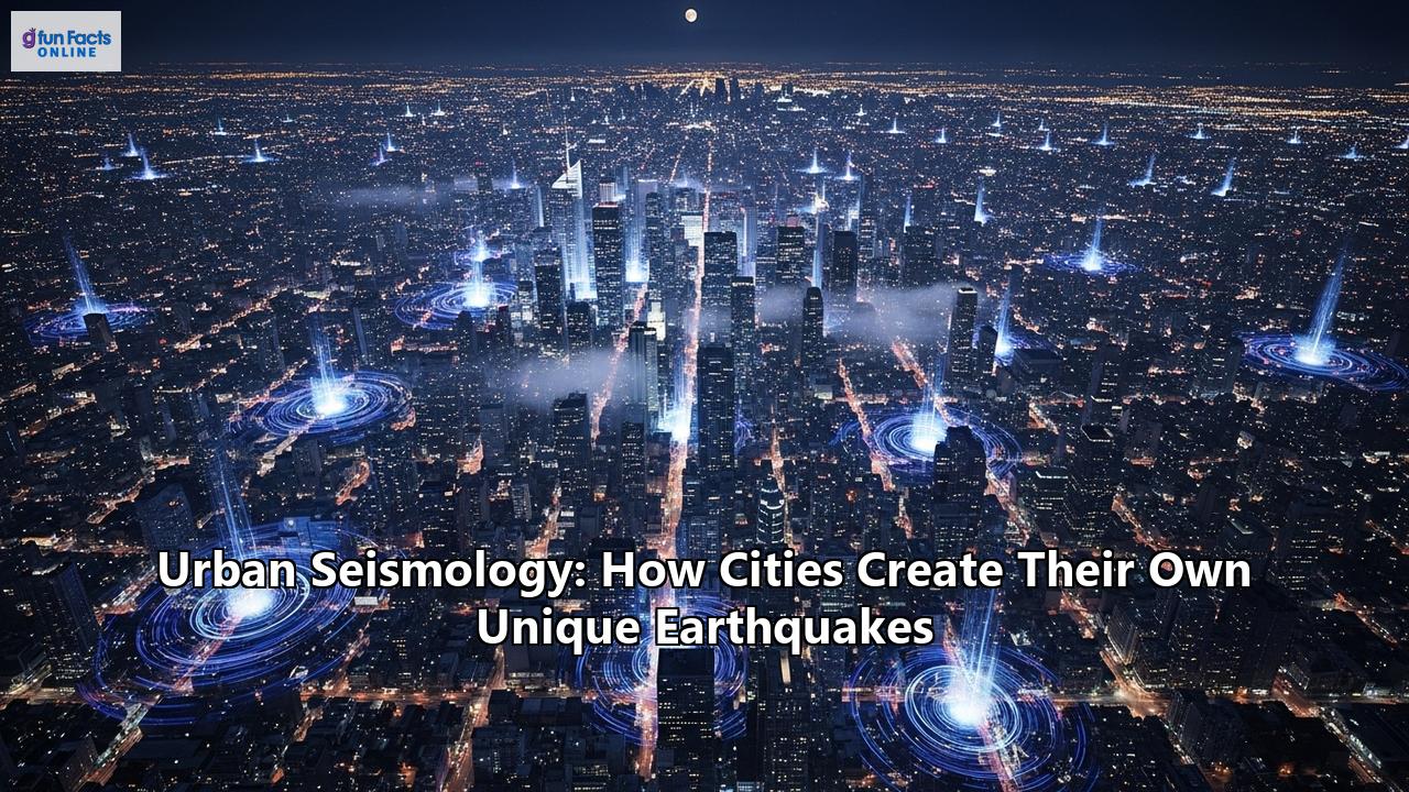 Urban Seismology: How Cities Create Their Own Unique Earthquakes