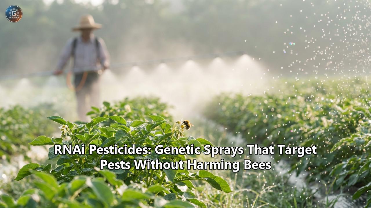 RNAi Pesticides: Genetic Sprays That Target Pests Without Harming Bees