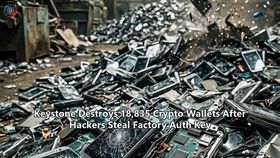 Keystone Destroys 18,835 Crypto Wallets After Hackers Steal Factory Auth Key