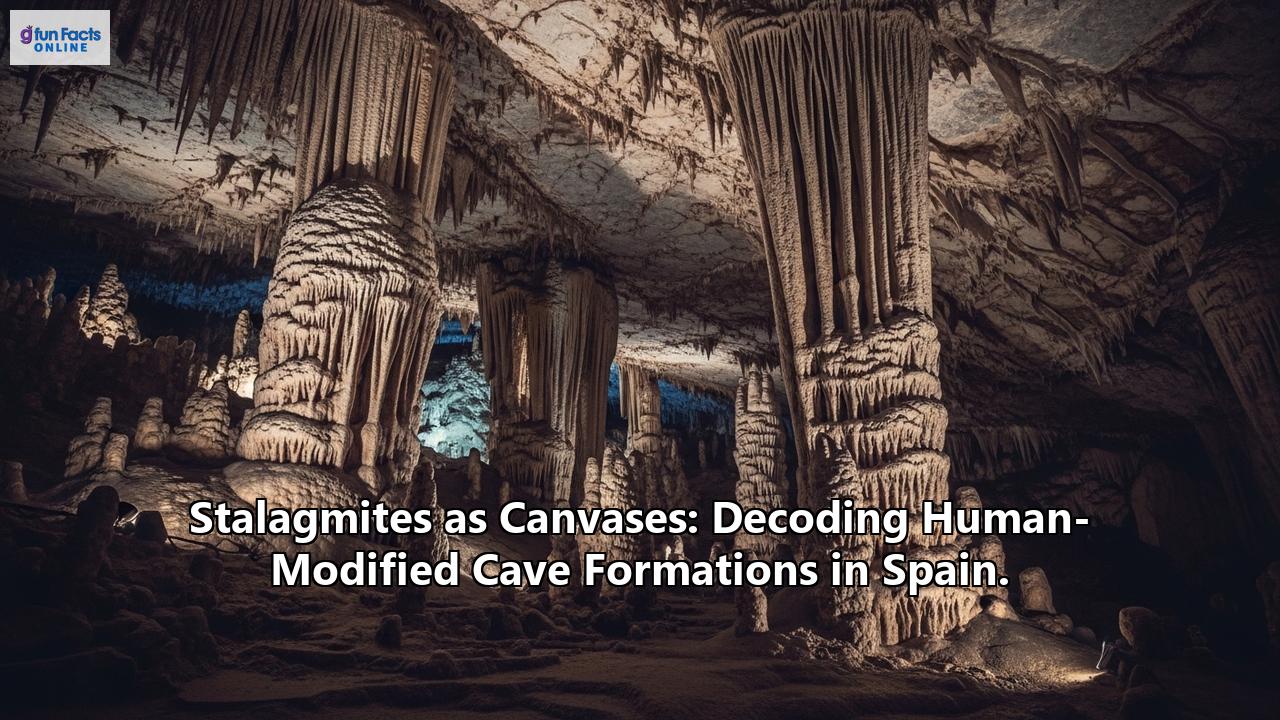Stalagmites as Canvases: Decoding Human-Modified Cave Formations in Spain.