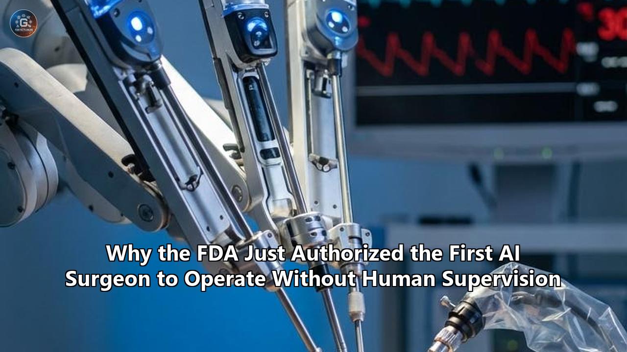 Why the FDA Just Authorized the First AI Surgeon to Operate Without Human Supervision