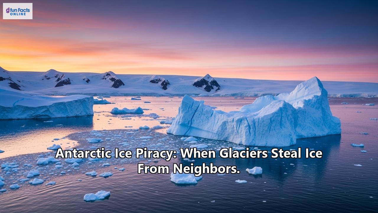 Antarctic Ice Piracy: When Glaciers Steal Ice From Neighbors.