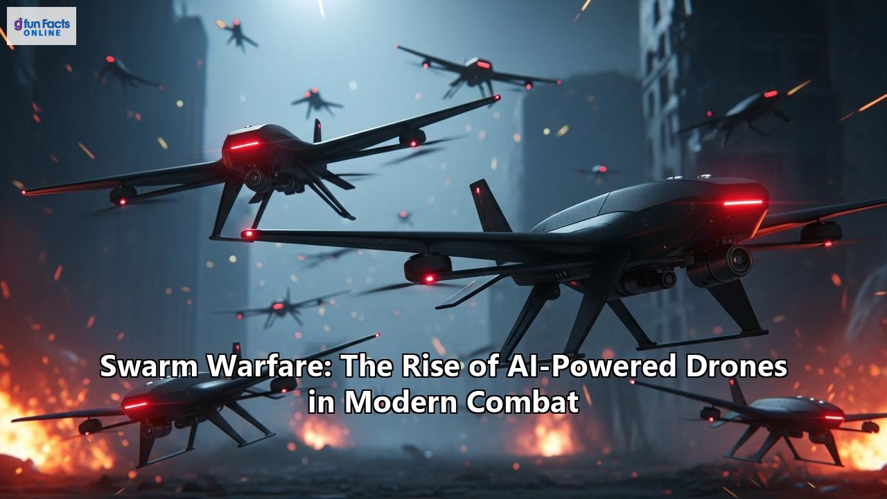 Swarm Warfare: The Rise of AI-Powered Drones in Modern Combat