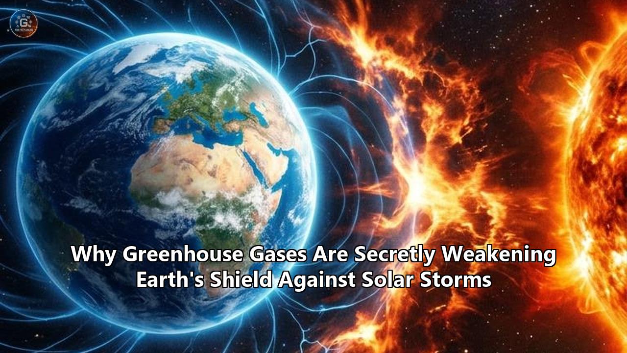 Why Greenhouse Gases Are Secretly Weakening Earth's Shield Against Solar Storms