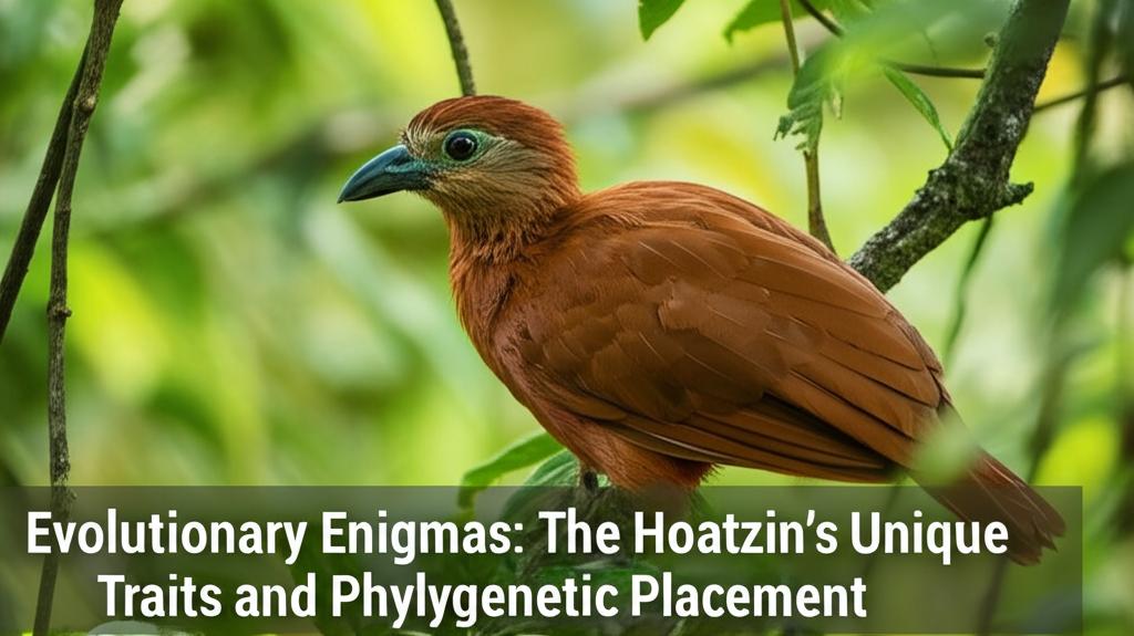 Evolutionary Enigmas: The Hoatzin's Unique Traits and Phylogenetic Placement