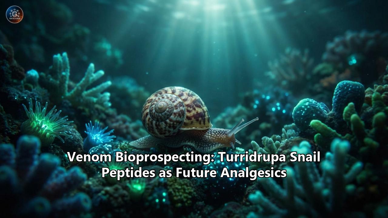 Venom Bioprospecting: Turridrupa Snail Peptides as Future Analgesics