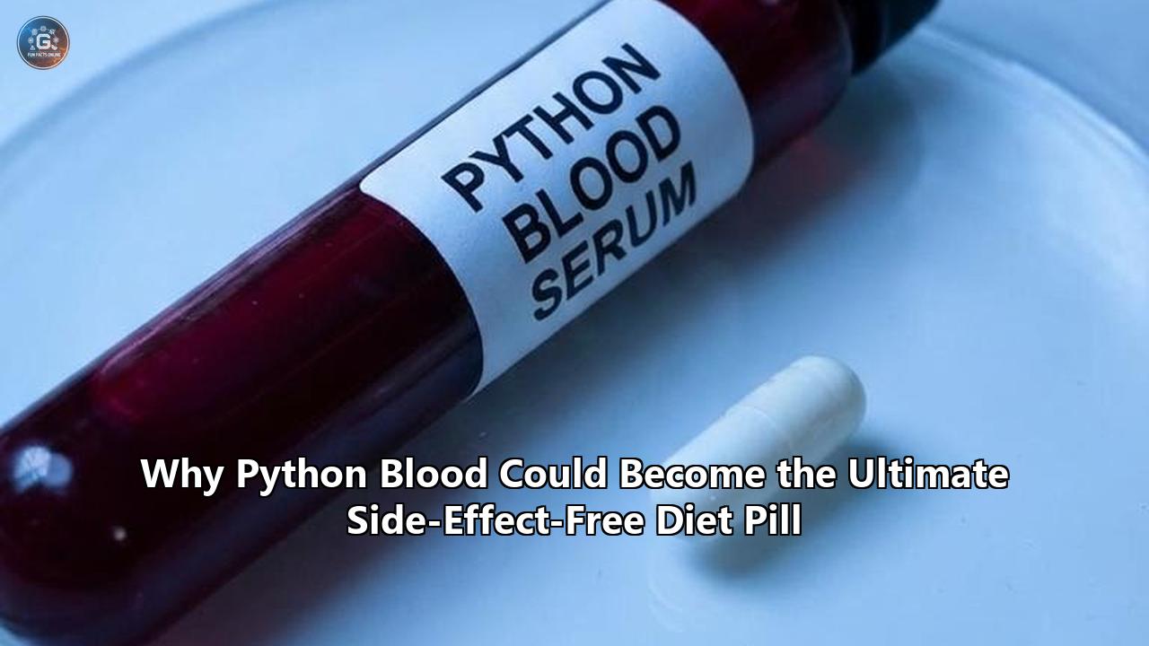 Why Python Blood Could Become the Ultimate Side-Effect-Free Diet Pill