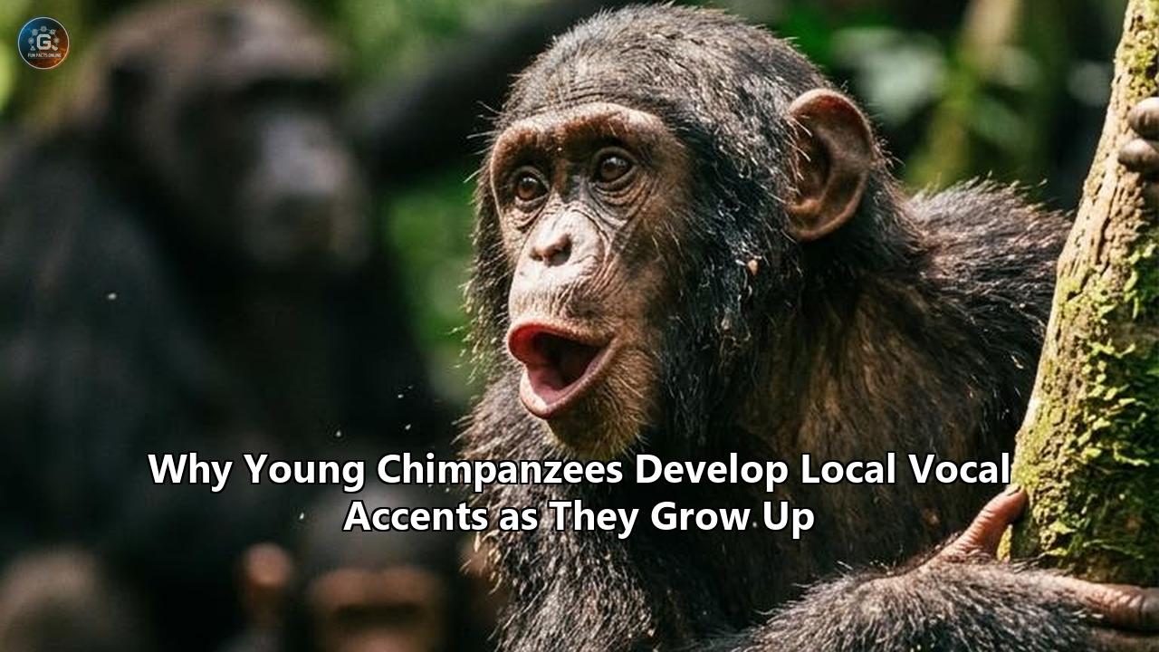Why Young Chimpanzees Develop Local Vocal Accents as They Grow Up