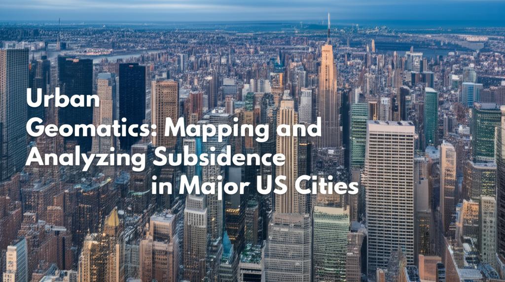 Urban Geomatics: Mapping and Analyzing Subsidence in Major US Cities