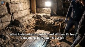 What Archaeologists Just Found Hidden 13 Feet Beneath Notre Dame This Week