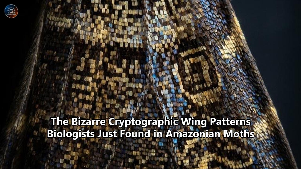 The Bizarre Cryptographic Wing Patterns Biologists Just Found in Amazonian Moths