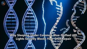 Why Sleeping Under Common Blue-Shifted LED Lights Secretly Blocks Your DNA Repair