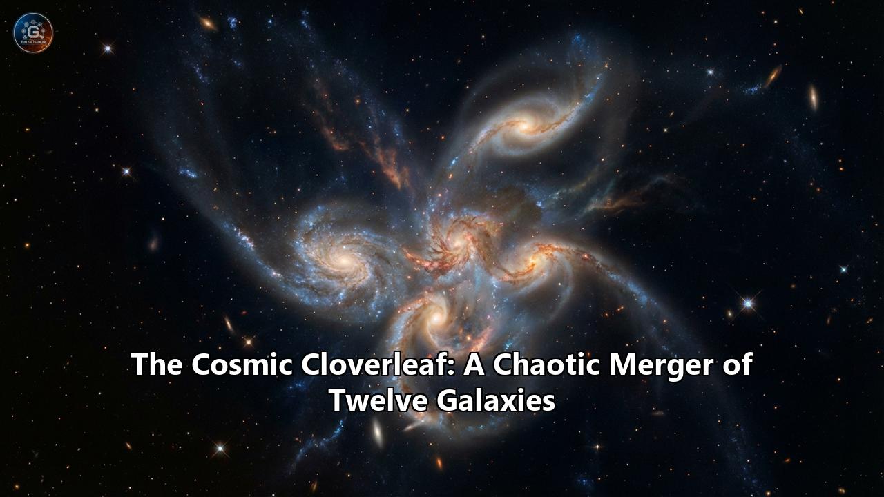 The Cosmic Cloverleaf: A Chaotic Merger of Twelve Galaxies