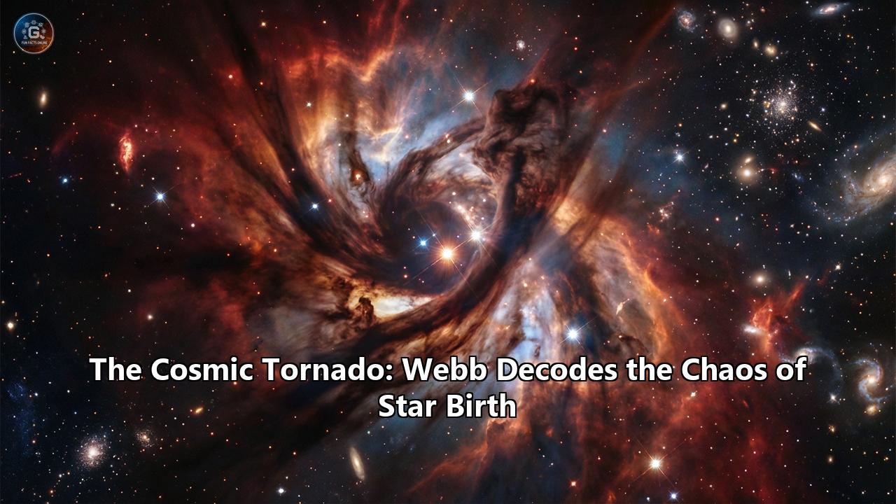 The Cosmic Tornado: Webb Decodes the Chaos of Star Birth