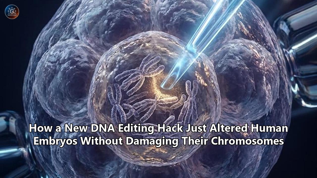 How a New DNA Editing Hack Just Altered Human Embryos Without Damaging Their Chromosomes