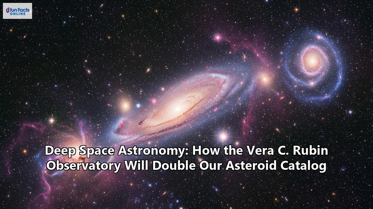 Deep Space Astronomy: How the Vera C. Rubin Observatory Will Double Our Asteroid Catalog
