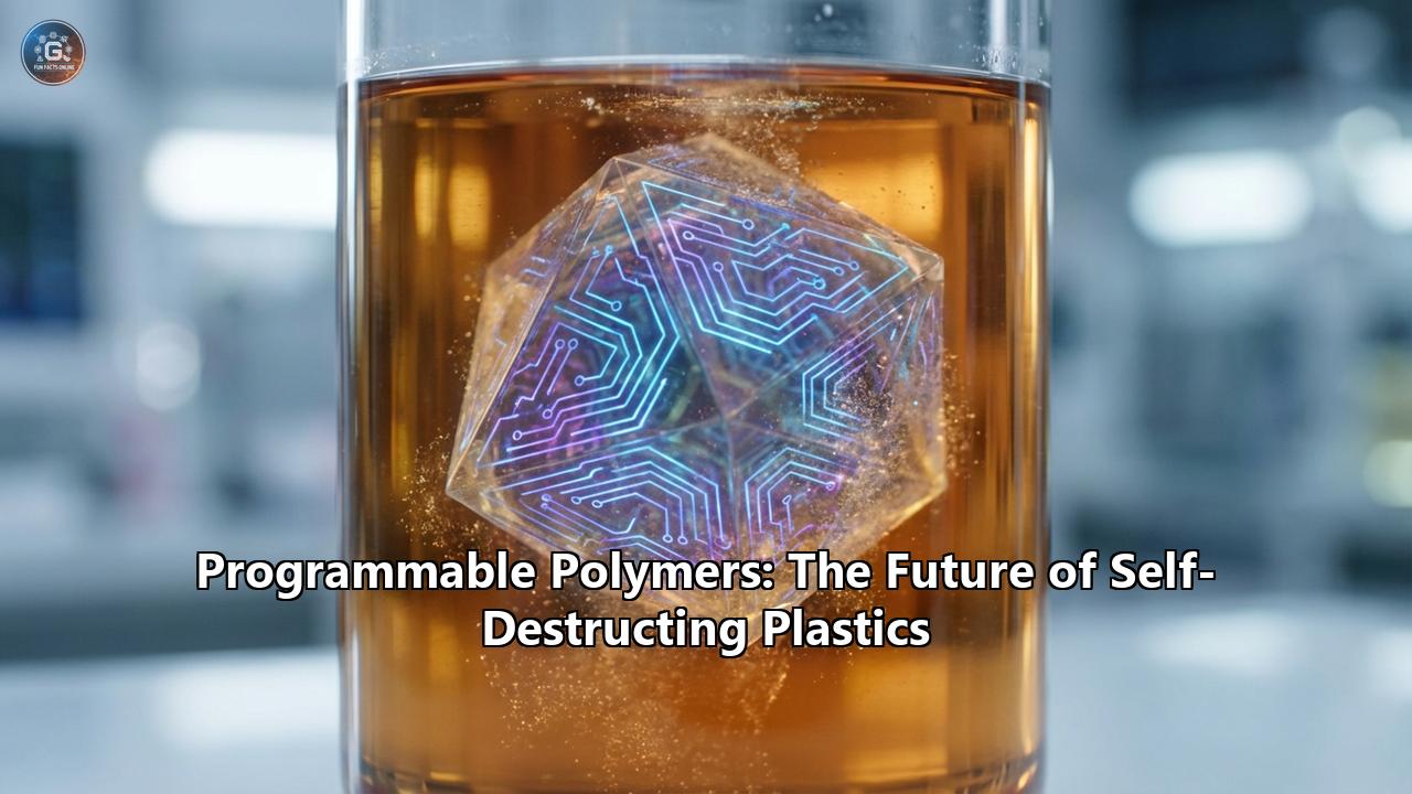 Programmable Polymers: The Future of Self-Destructing Plastics