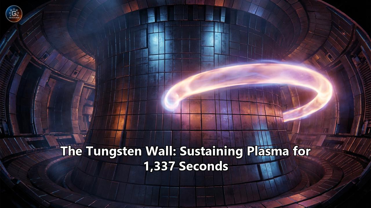 The Tungsten Wall: Sustaining Plasma for 1,337 Seconds