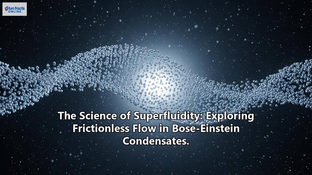 The Science of Superfluidity: Exploring Frictionless Flow in Bose-Einstein Condensates.