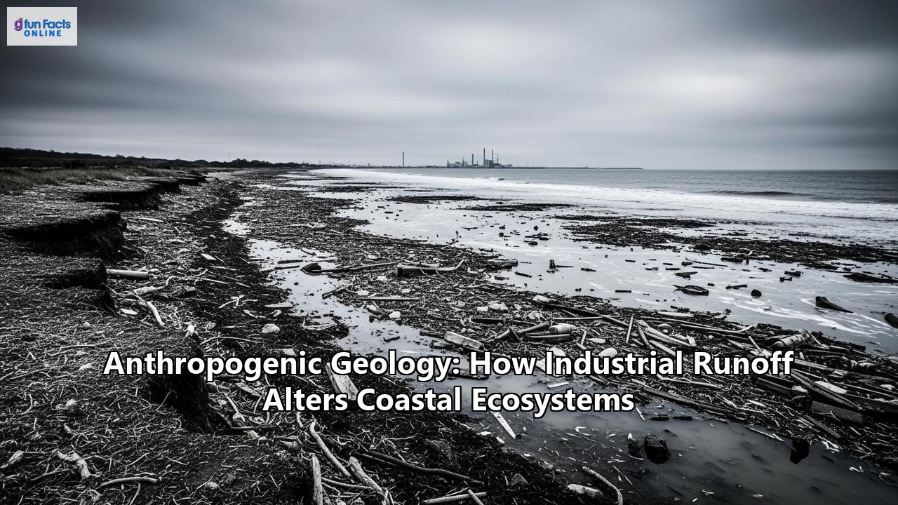 Anthropogenic Geology: How Industrial Runoff Alters Coastal Ecosystems