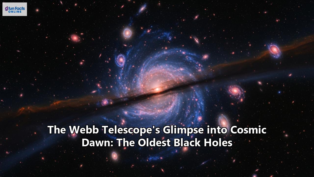 The Webb Telescope's Glimpse into Cosmic Dawn: The Oldest Black Holes