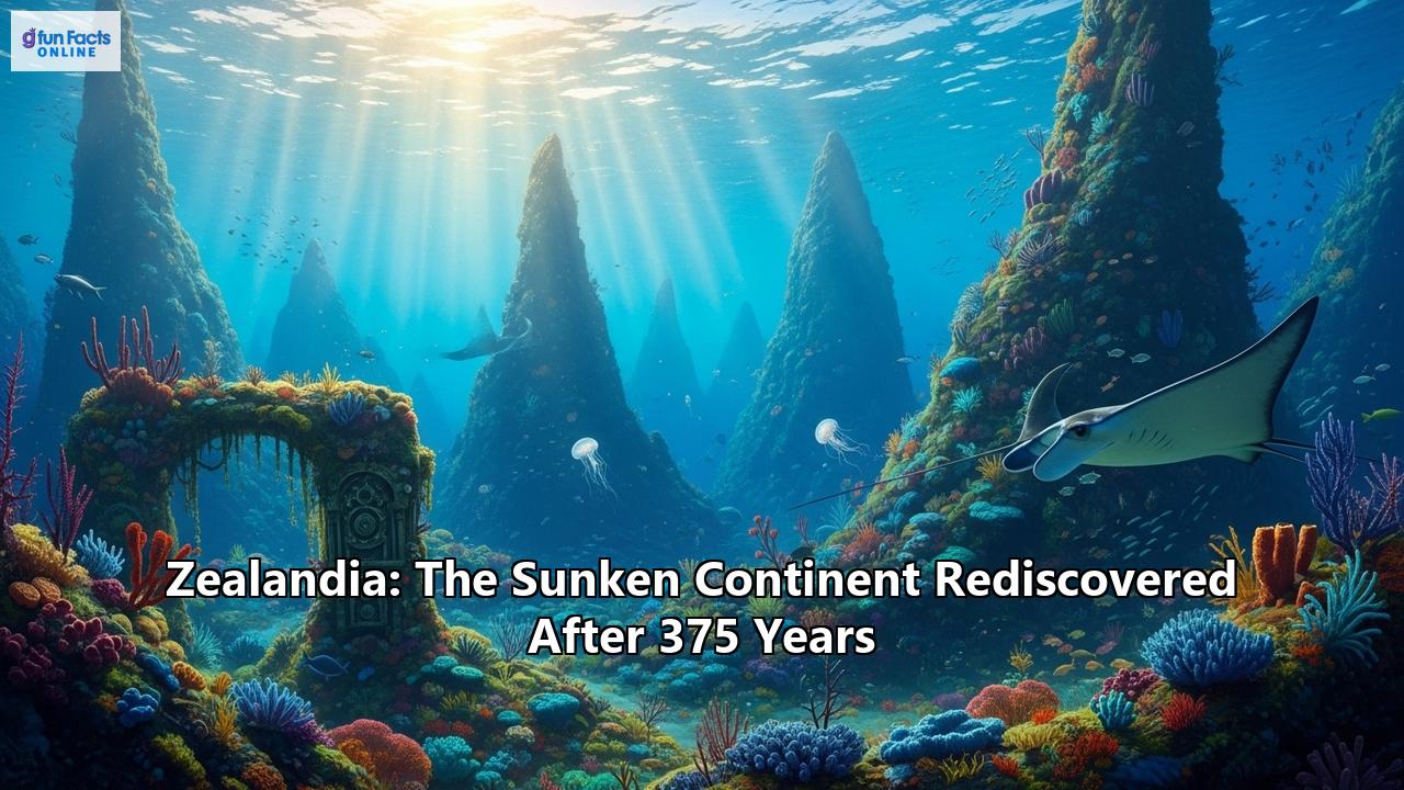 Zealandia: The Sunken Continent Rediscovered After 375 Years