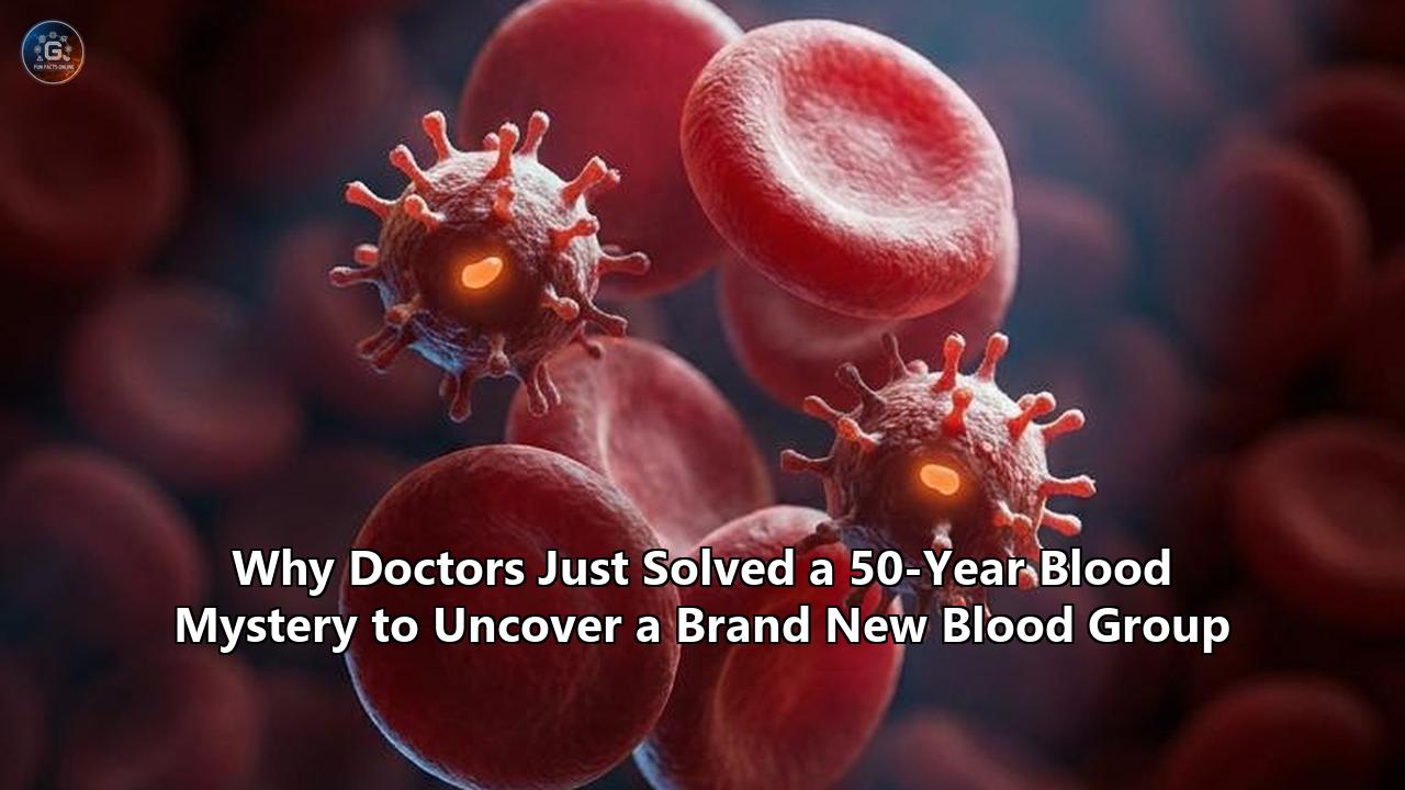 Why Doctors Just Solved a 50-Year Blood Mystery to Uncover a Brand New Blood Group