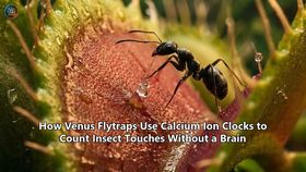 How Venus Flytraps Use Calcium Ion Clocks to Count Insect Touches Without a Brain