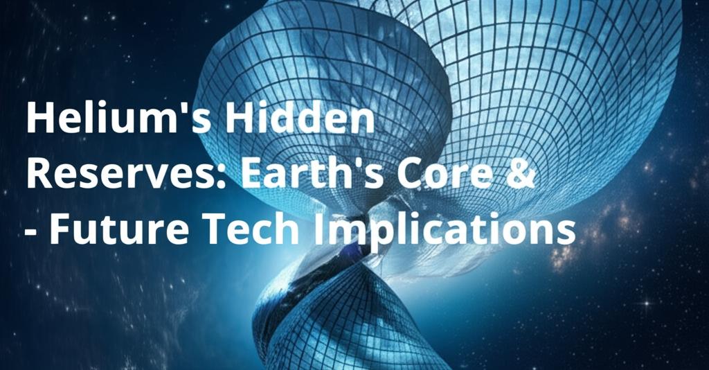 Helium's Hidden Reserves: Earth's Core & Future Tech Implications