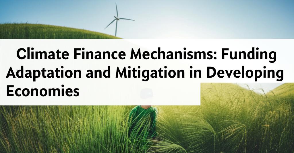 Climate Finance Mechanisms: Funding Adaptation and Mitigation in Developing Economies