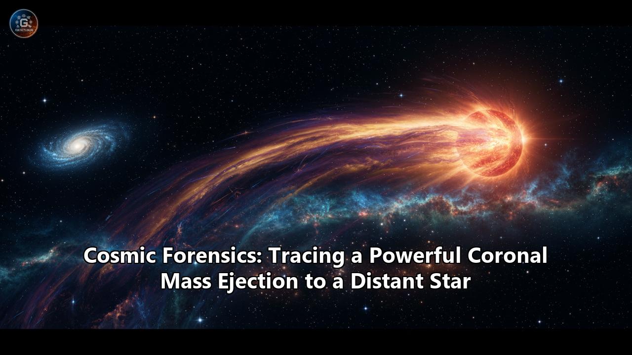 Cosmic Forensics: Tracing a Powerful Coronal Mass Ejection to a Distant Star