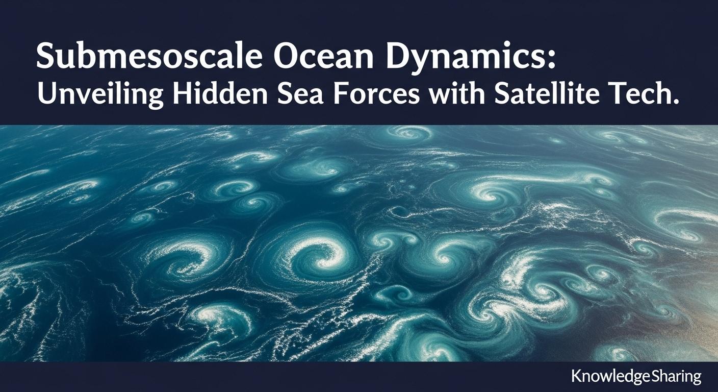 Submesoscale Ocean Dynamics: Unveiling Hidden Sea Forces with Satellite Tech.