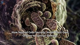 How Injured Cells Secretly Vomit Their Own Organs to Survive Damage