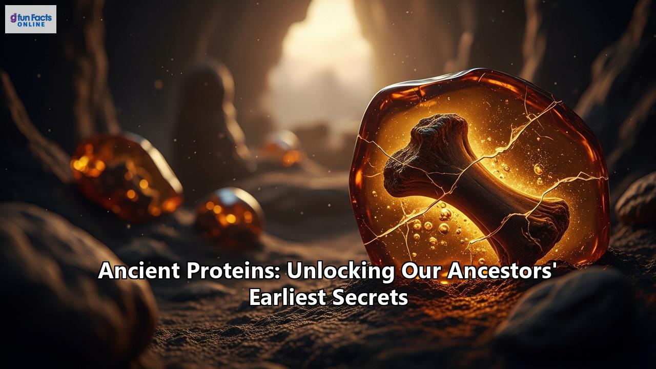 Ancient Proteins: Unlocking Our Ancestors' Earliest Secrets