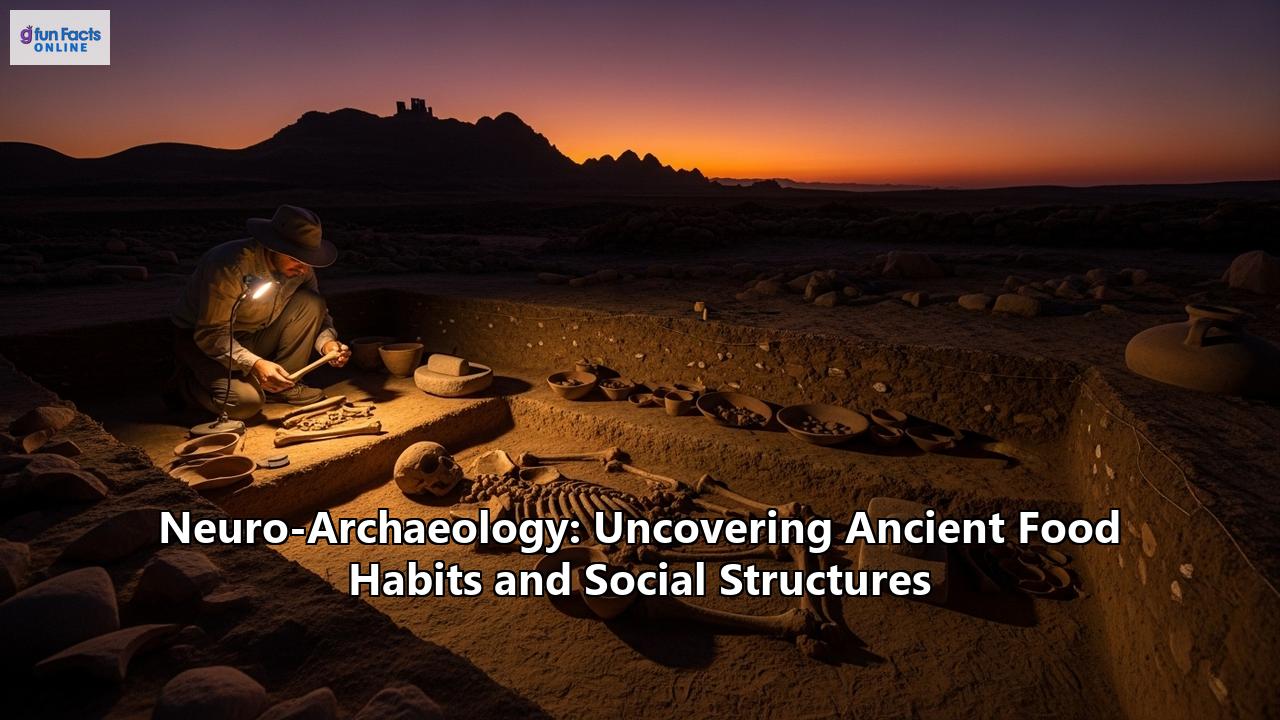 Neuro-Archaeology: Uncovering Ancient Food Habits and Social Structures