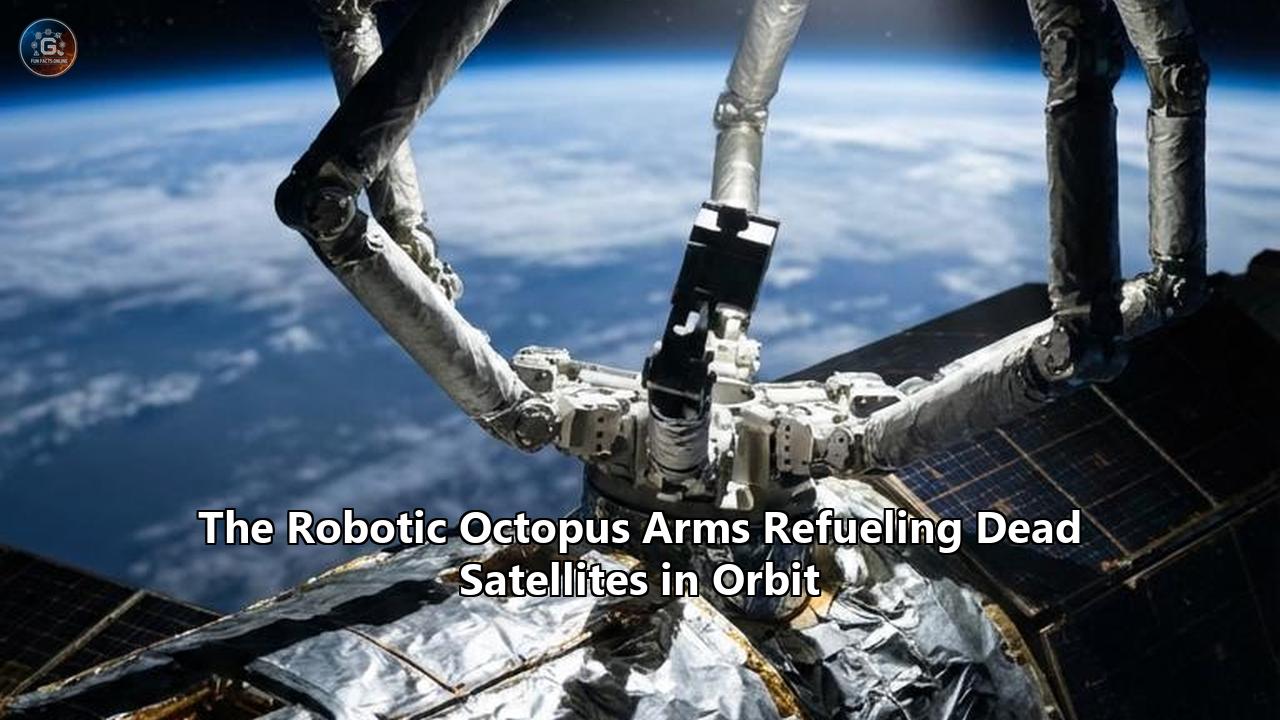 The Robotic Octopus Arms Refueling Dead Satellites in Orbit