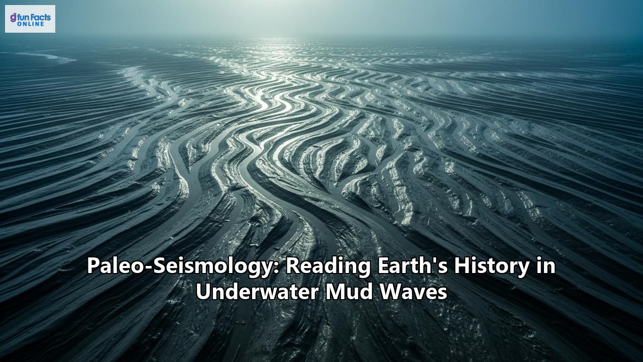 Paleo-Seismology: Reading Earth's History in Underwater Mud Waves