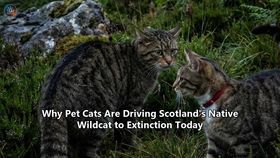 Why Pet Cats Are Driving Scotland's Native Wildcat to Extinction Today