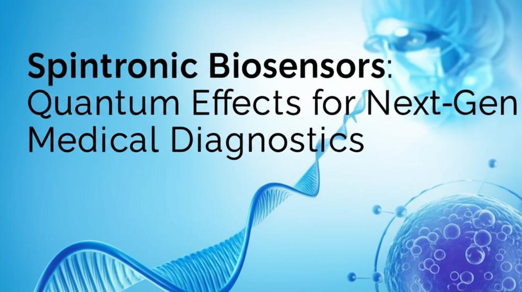Spintronic Biosensors: Quantum Effects for Next-Gen Medical Diagnostics.
