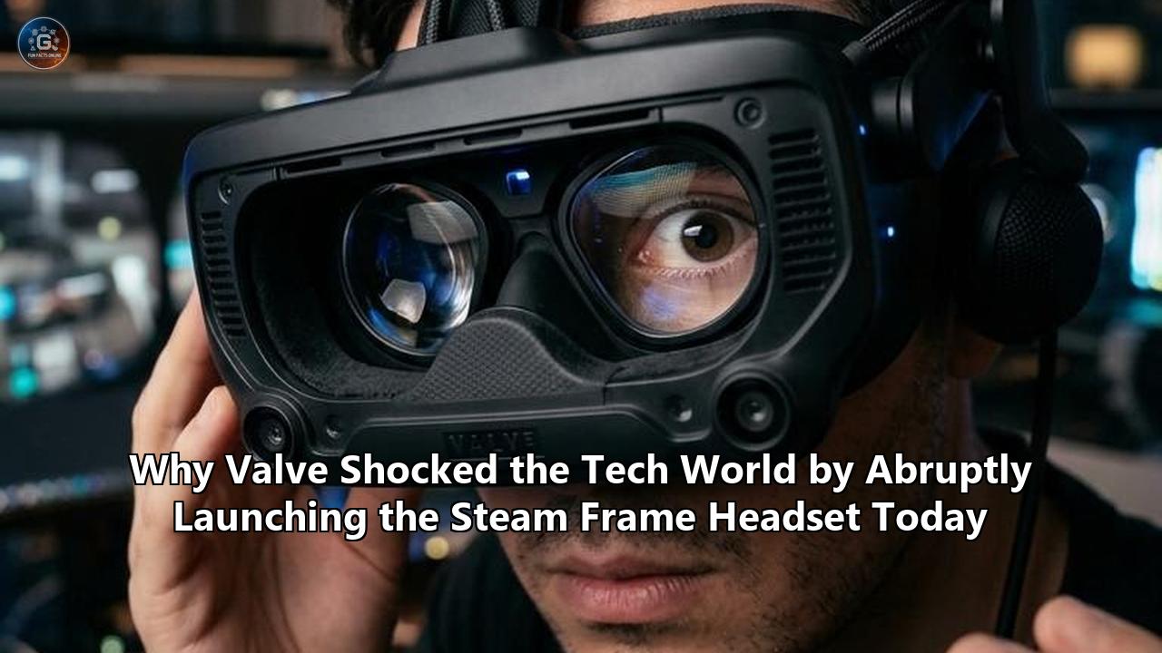 Why Valve Shocked the Tech World by Abruptly Launching the Steam Frame Headset Today
