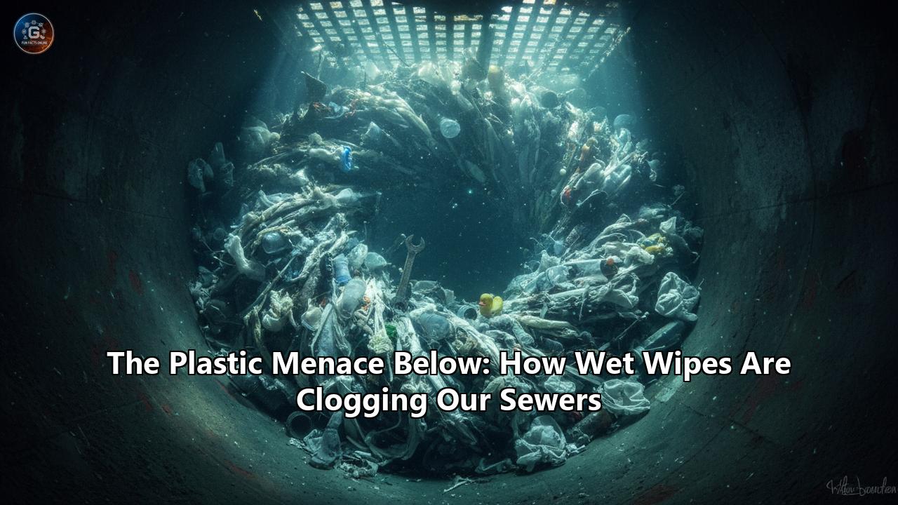 The Plastic Menace Below: How Wet Wipes Are Clogging Our Sewers