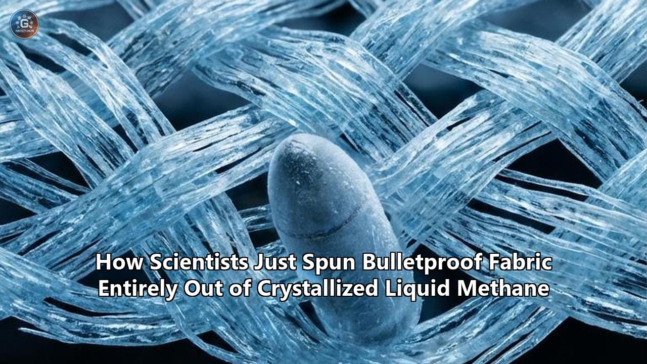 How Scientists Just Spun Bulletproof Fabric Entirely Out of Crystallized Liquid Methane