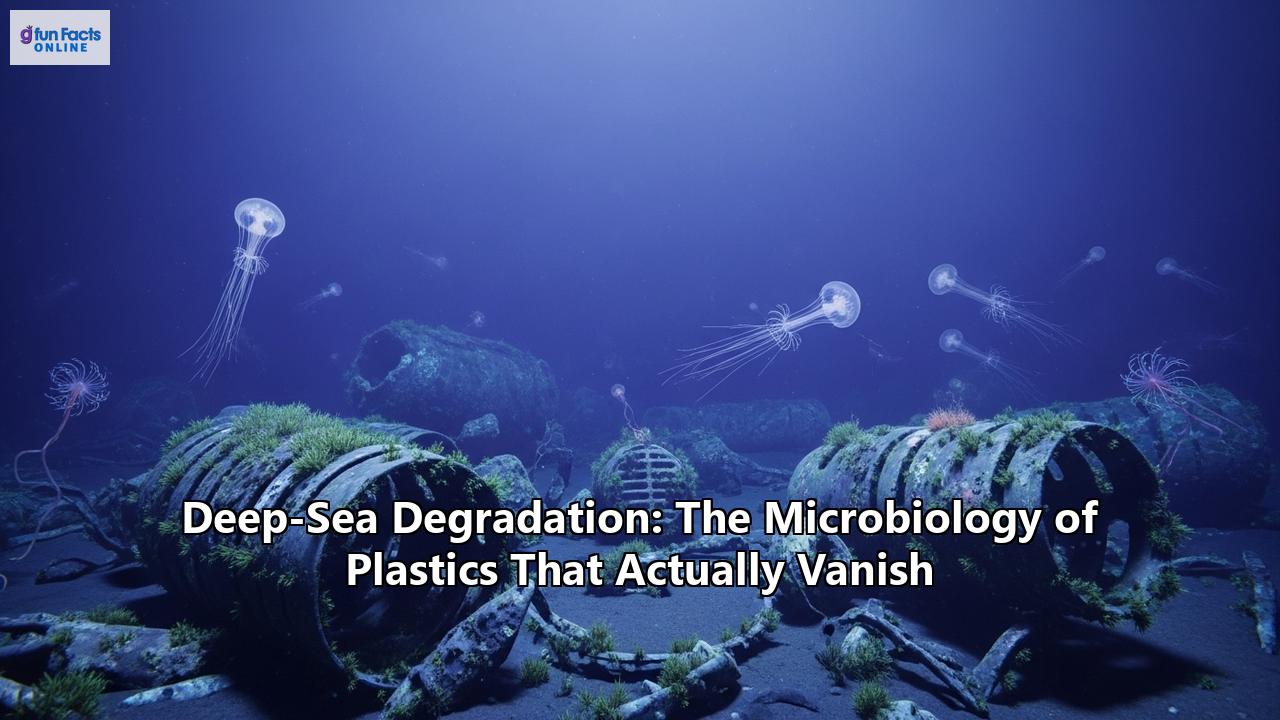Deep-Sea Degradation: The Microbiology of Plastics That Actually Vanish