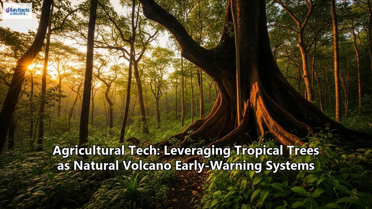 Agricultural Tech: Leveraging Tropical Trees as Natural Volcano Early-Warning Systems