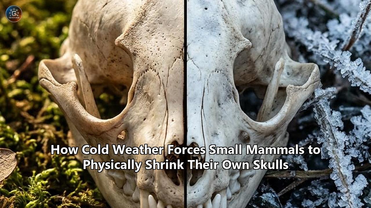 How Cold Weather Forces Small Mammals to Physically Shrink Their Own Skulls