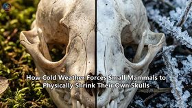 How Cold Weather Forces Small Mammals to Physically Shrink Their Own Skulls