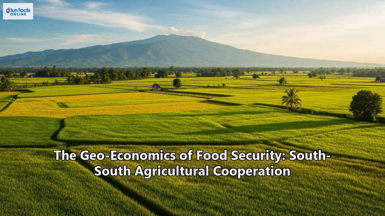 The Geo-Economics of Food Security: South-South Agricultural Cooperation
