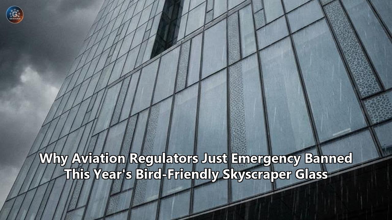 Why Aviation Regulators Just Emergency Banned This Year's Bird-Friendly Skyscraper Glass